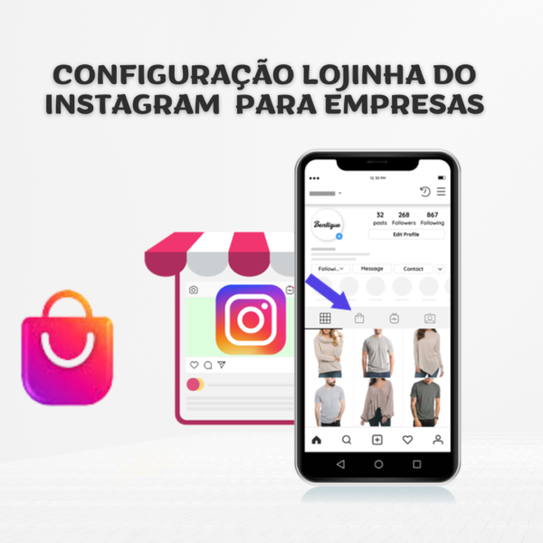 Configuração de Lojinha do Instagram