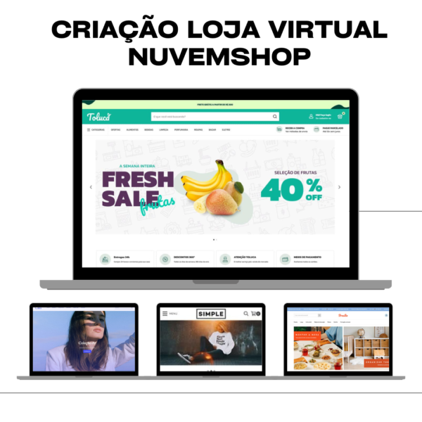 Criação de site na Nuvemshop