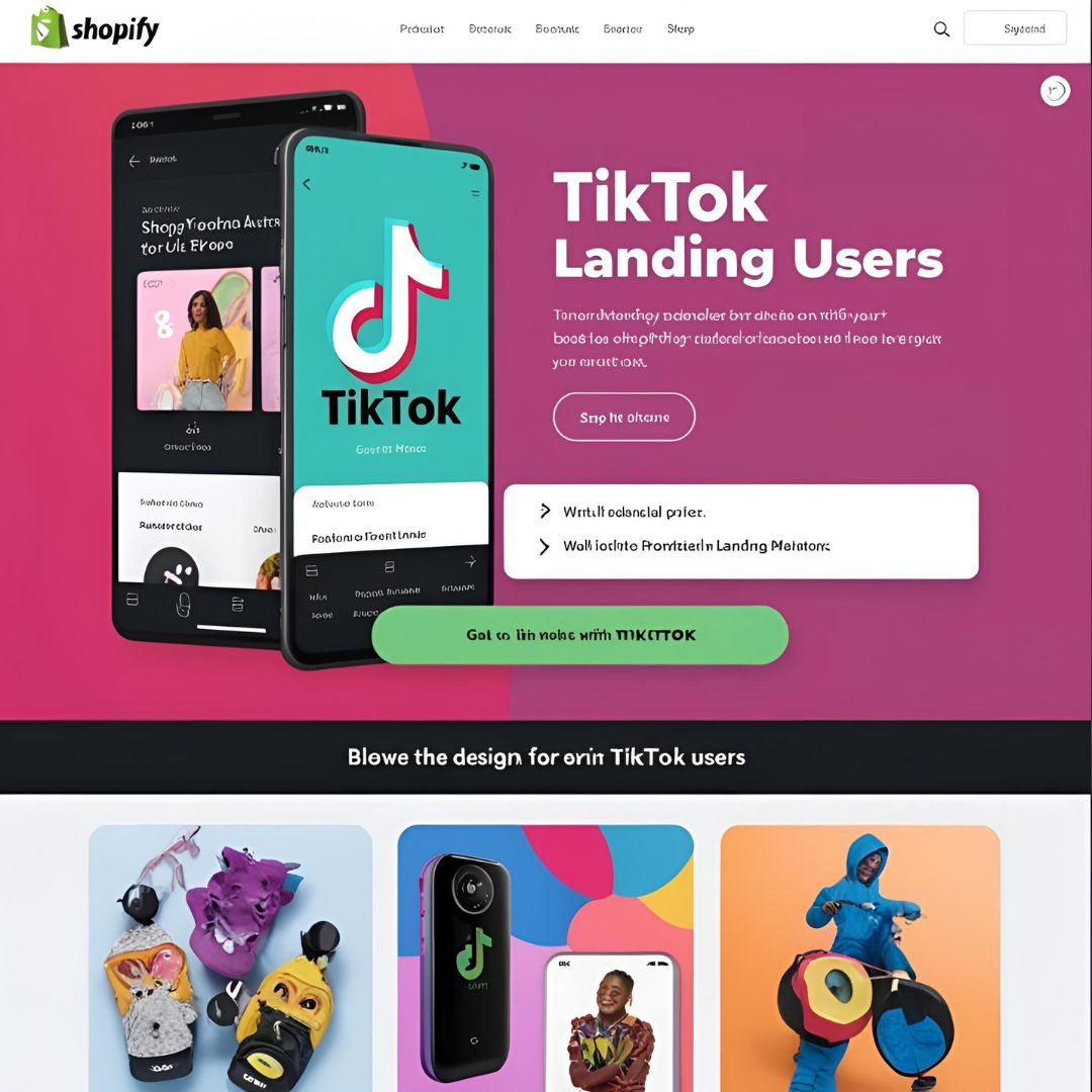 How to Create a Landing Page on Shopify Just for Your TikTok Audience