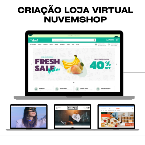 Criação de site na Nuvemshop Apenas R$ 299,00