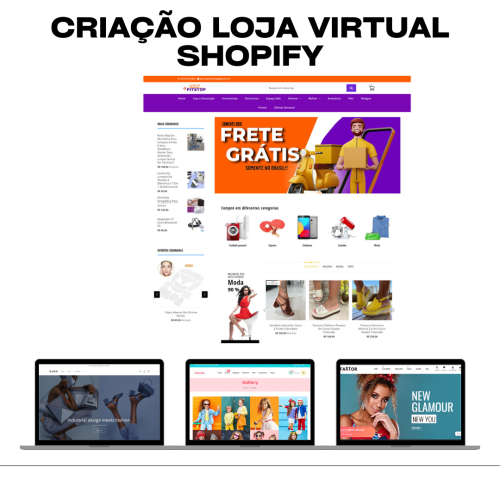 Criação de site na Shopify R$ 499,00