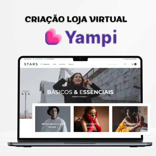 Criação de Loja Virtual na Yampi Apenas R$ 399,00