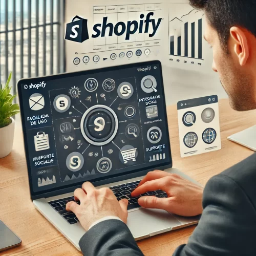 Quer vender online e ganhar dinheiro sem complicação? A Shopify é a plataforma ideal para criar sua loja virtual barata, sem precisar de experiência técnica!